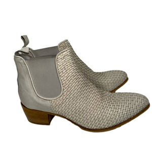 Jp David Leather Chelsea Booties.